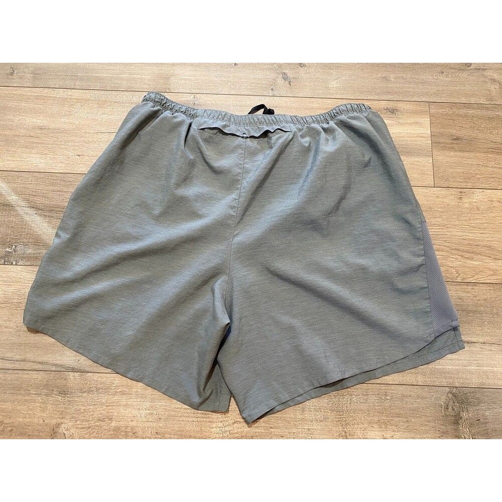 Nike Running Shorts Mens Size XL Challenger Brief Lined Drawstring Gray